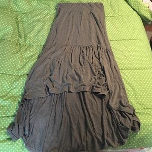 Cute maxi skirt shorter in front