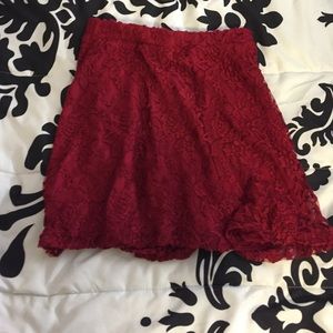 Maroon Skirt