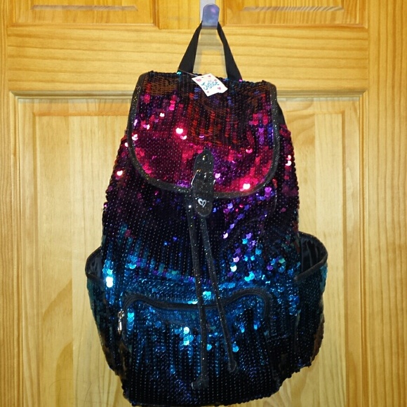 Justice sequins backpack - Picture 1 of 3