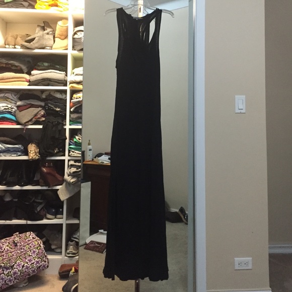 James perse black maxi dress