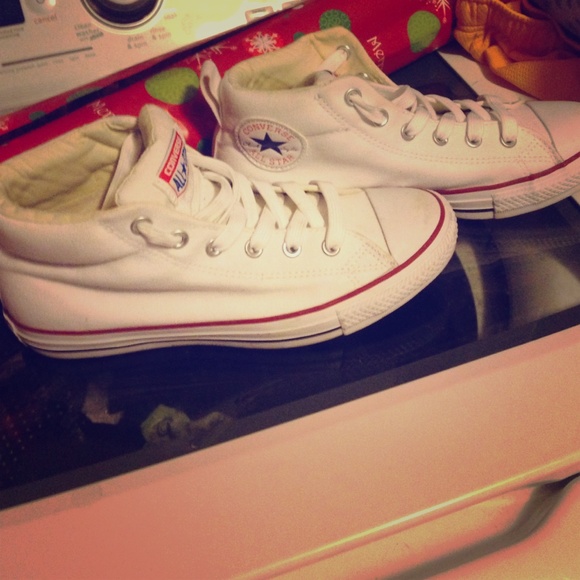 All star converse. White.