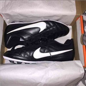 Black & White Soccer shoes