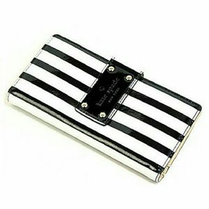 Kate Spade Stacy Pasadena Wallet in Black and Ice