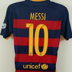 Nike Tops - New 2016 Messi 10 Barcelona Soccer Football Jersey Nike Tops - New 2016 Messi 10 Barcelona Soccer Football Jersey