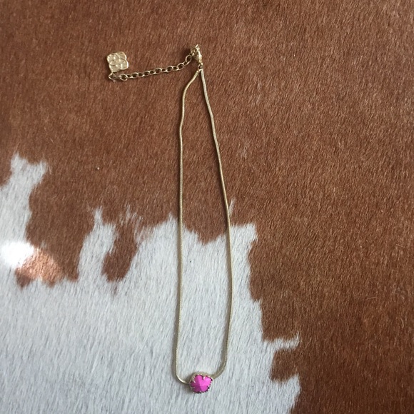 Kendra Scott pink necklace