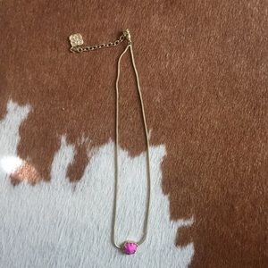 Kendra Scott pink necklace