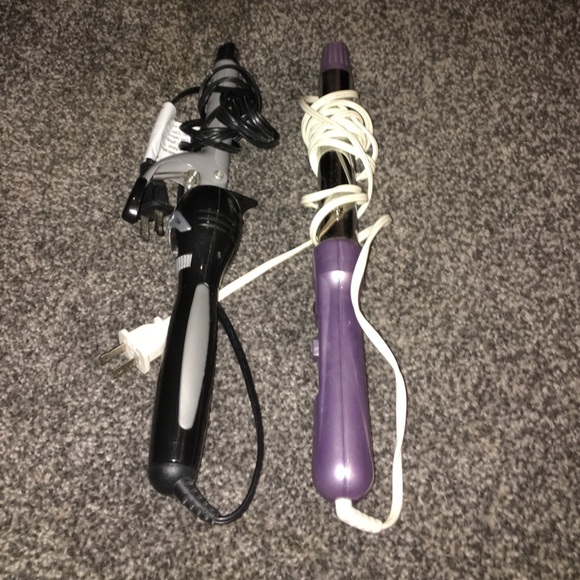 Curling irons/ also have crimper
