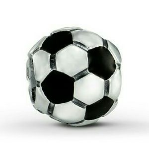 Jewelry - Sterling Silver Charm Soccer Ball for Bracelet 925 Jewelry - Sterling Silver Charm Soccer Ball for Bracelet 925