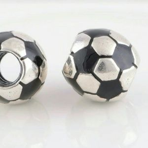 Jewelry - Sterling Silver Charm Soccer Ball for Bracelet 925 Jewelry - Sterling Silver Charm Soccer Ball for Bracelet 925