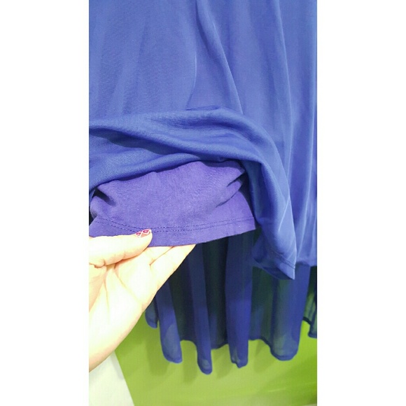 Bodycon mini skirt hi-low - Picture 3 of 4