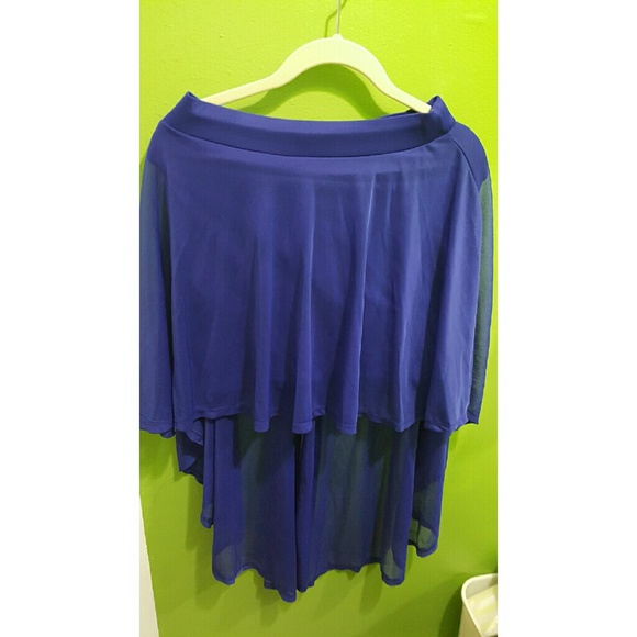 Bodycon mini skirt hi-low - Picture 4 of 4