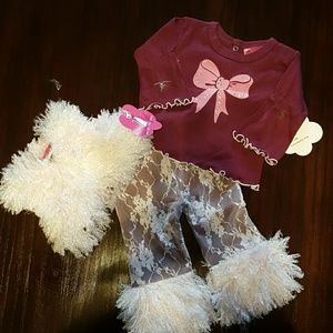 Haute Baby "Purrfect" Collection 3 piece out fit