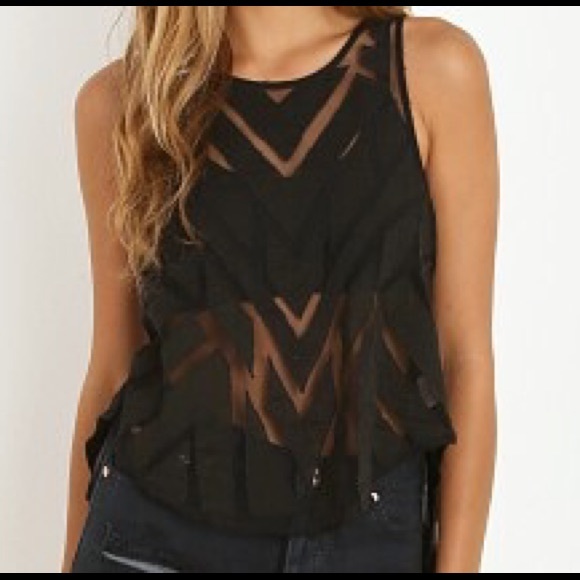 Free People Tops - Free People Black Top Size Large