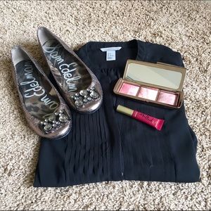 Metallic Sam Edelman Flats