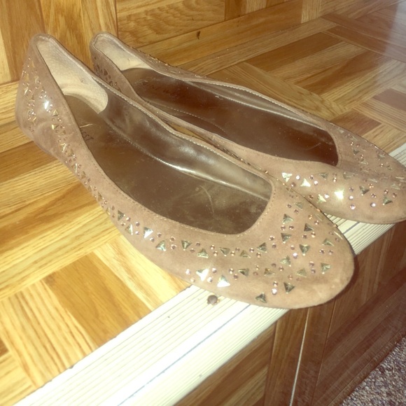 Nine West studded flats
