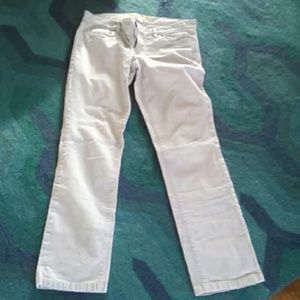 J Crew Matchstick cords (cream)