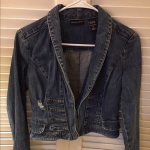 New York and Company blue jean jacket