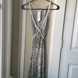 Beautiful print maxi dress