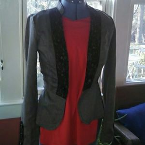 Black and grey jacket