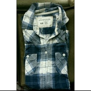 Blue flannel shirt