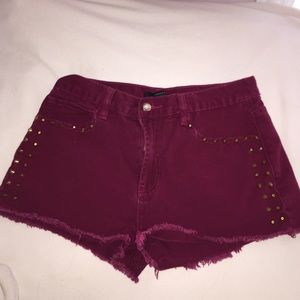 High waisted shorts