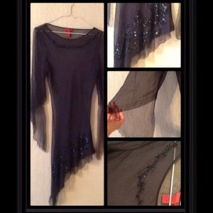 Black Shear Tunic Covering