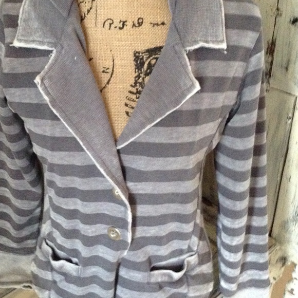 Sweatshirt hooded blazer