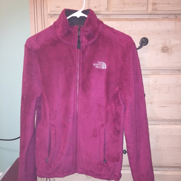 Pink fleece north face