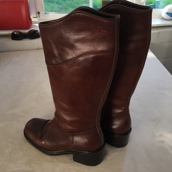 SOLD.  Vintage leather boots - Picture 5 of 8