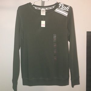 New with tags! VS Pink crew neck sweatshirt XS