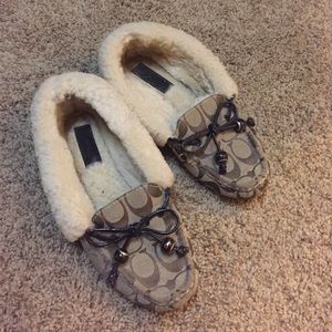 Coach slippers