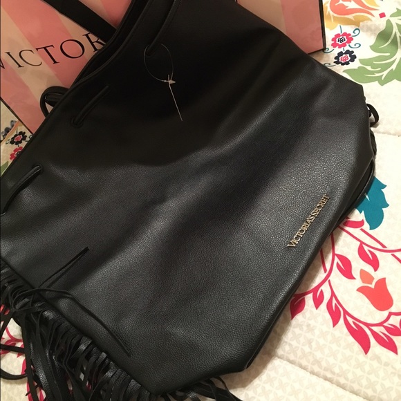 Cute Victoria's Secret fringed backpack
