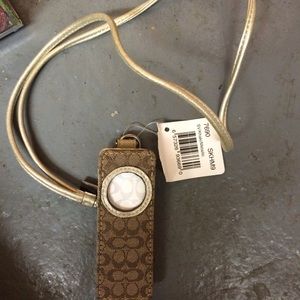 Coach iPod shuffle case