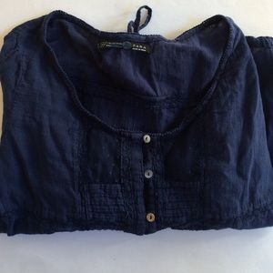Zara blue shirt