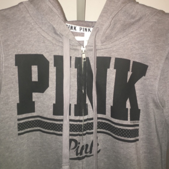 New without tags!! VS Pink zip-up hoodie! XS