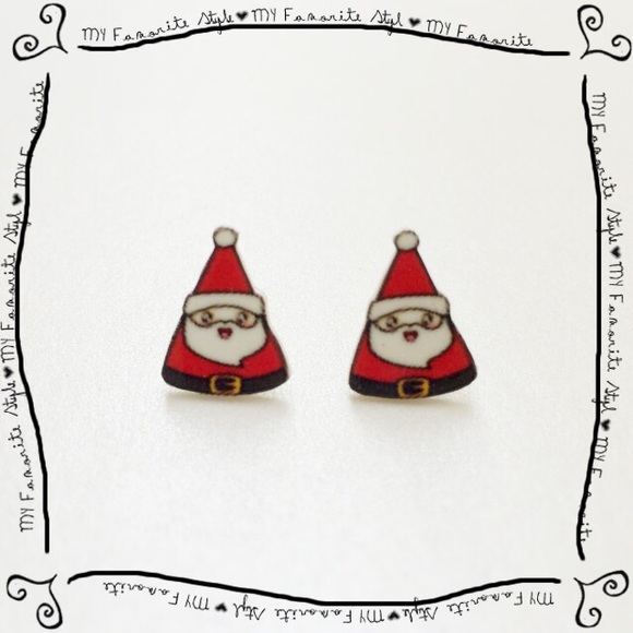 Christmas Earrings Santa NWT RETAIL