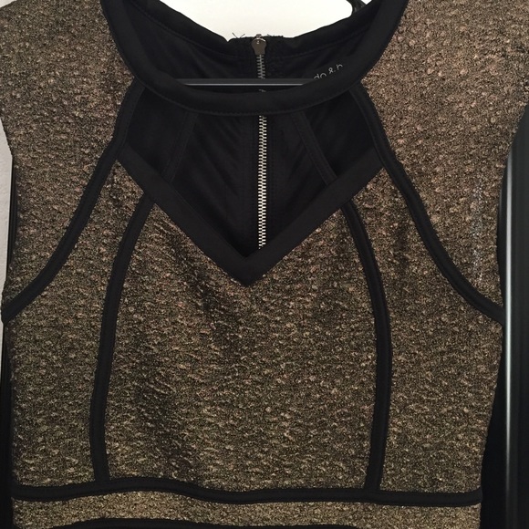 Black/Copper Dress S - Picture 2 of 4