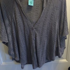 Gray light cardigan
