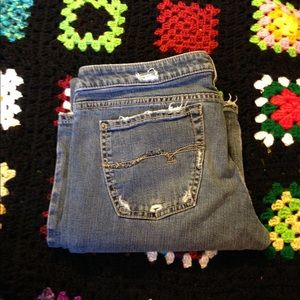 ⚡️SALE⚡️Silver jeans low rise flare 31x35