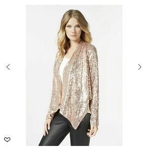 Rose gold sequence blazer
