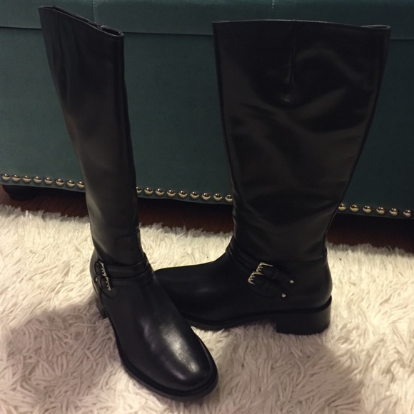 Cole Haan Black Dover Riding Boots Nike Air