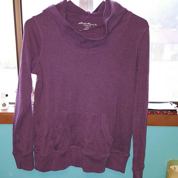 Cowl neck hoodie