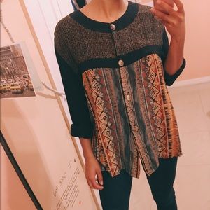 Women's Vintage long sleeve button down