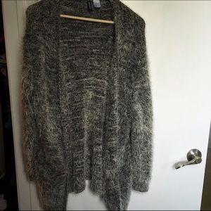 Blanket cardigan.