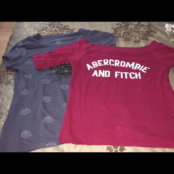 Bundle of a 2 shirts Abercrombie and expressed.