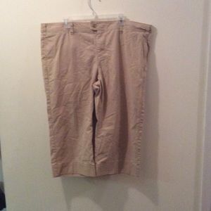 Khaki Capris