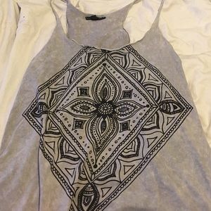 Tank top with print