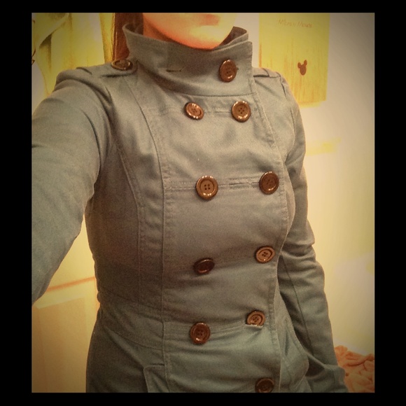 H&m turquoise jacket excellent condition!!!!!!!