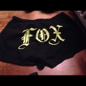 Black athletic shorts