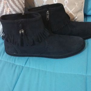 Brand New UGG Tiana Ankle Fringe Boots